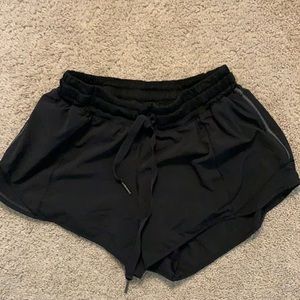 Black Lulu hotty hot shorts
